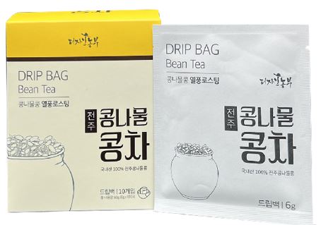 전주 콩나물콩차 드립백(로스팅) 6g x 10개입